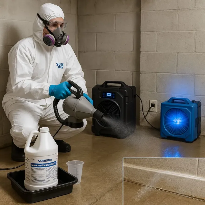 Sanitization and Odor Removal process in Pelham, MA
